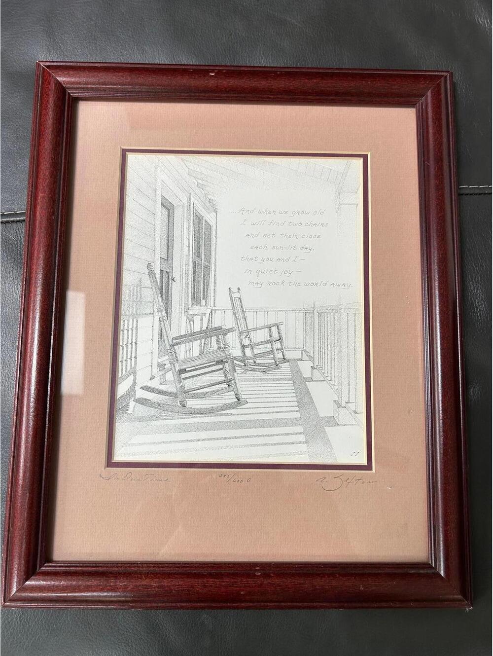 In our time Robert Sexton285/600 Signed Vtg Limited Edition